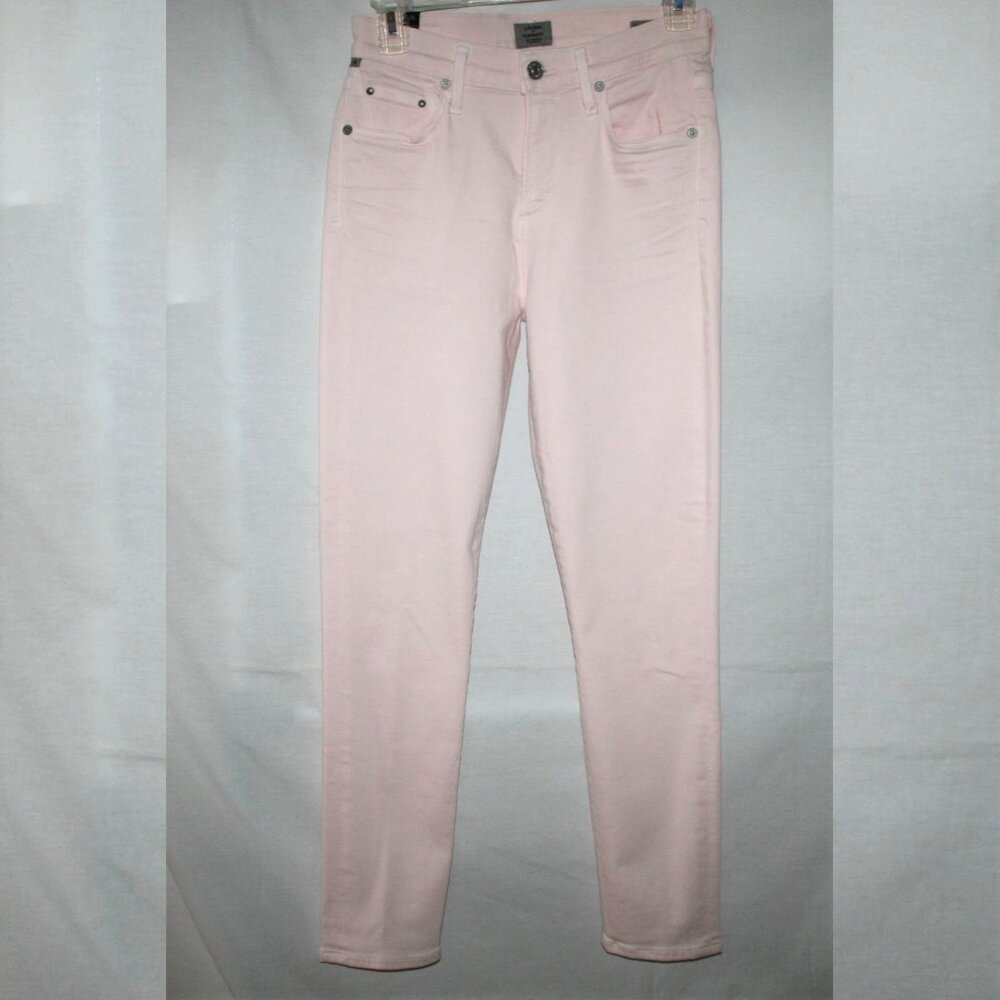 Citizens of Humanity Pink Rocket Crop High Rise Skinny Jeans Pants Size 26